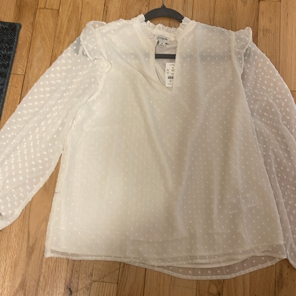 NWT j crew white shirt - Picture 2 of 3